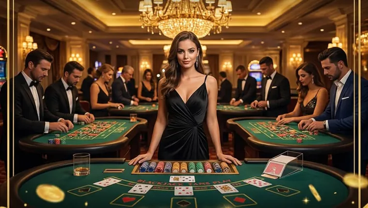 Poker table with cards and chips, highlighting strategy